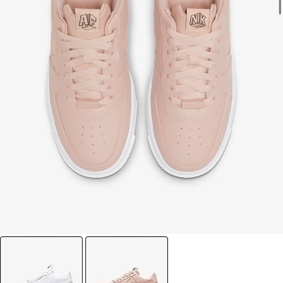 Blush Nike Air Force Ones Size 7 - Picture 8 of 14
